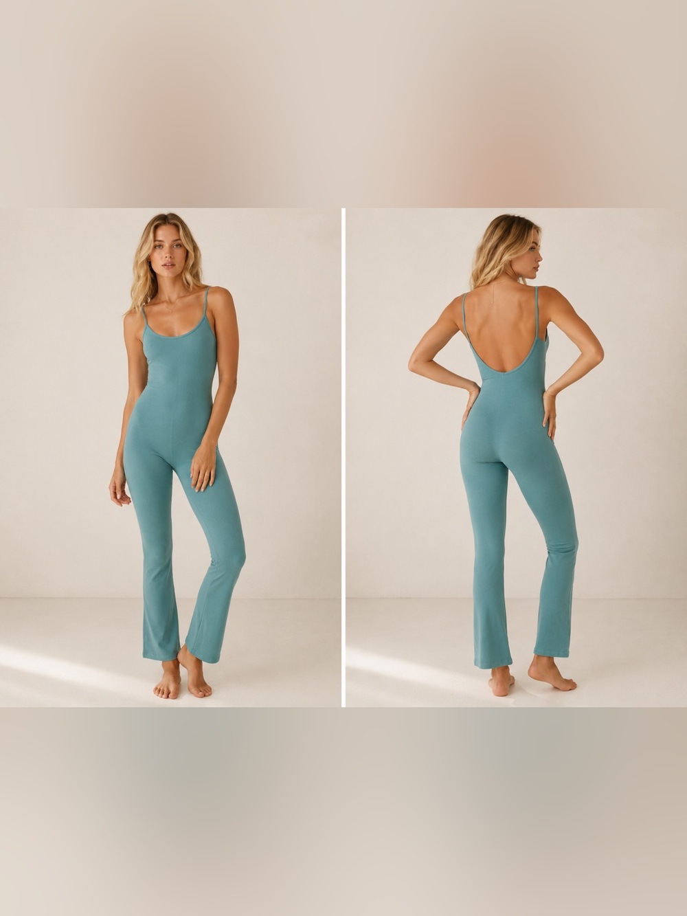 New LACAUSA Prana Unitard Jumpsuit – Size M in sea blue